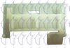 TRICLO 163338 Clip, trim/protective strip